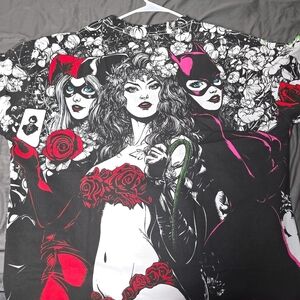 Bane And Batman Sirens Shirt All Over Print